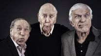 Mel Brooks Carl Reiner y Dick Van Dyke