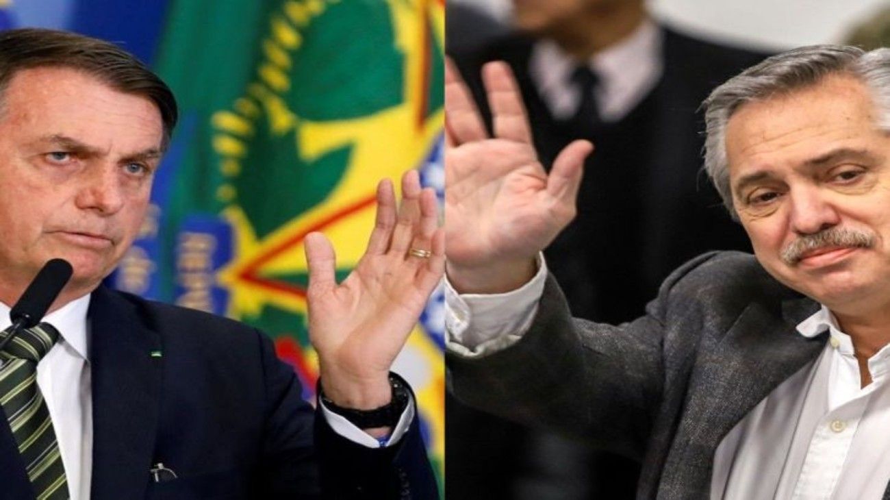 Bolsonaro y Fernández se cruzaron verbalmente en varias oportunidades a través de los medios. 