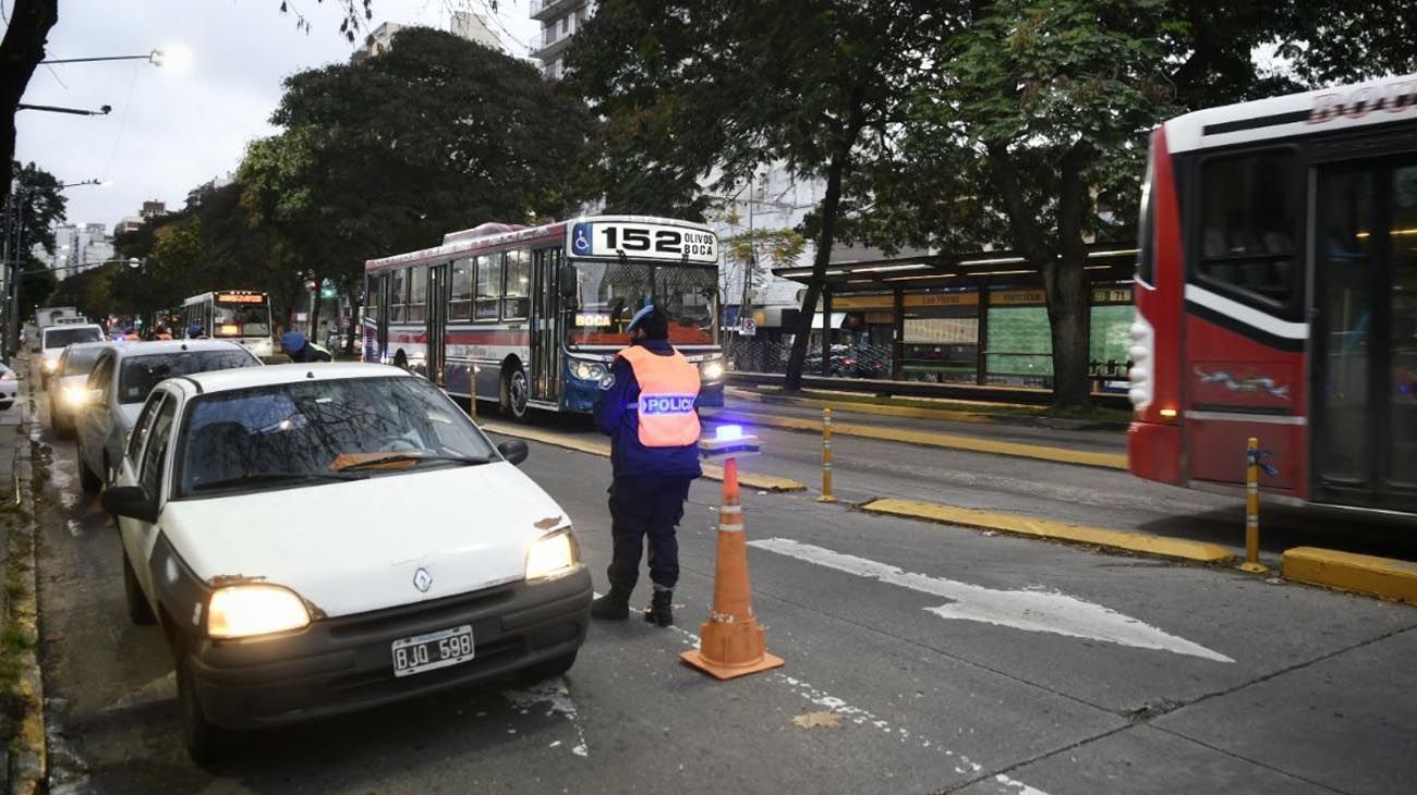 En el ingreso a capital por la zona Norte