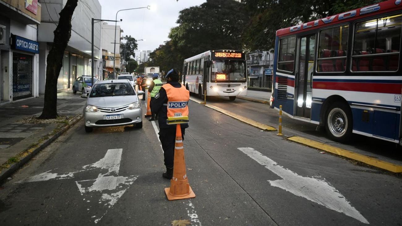 En el ingreso a capital por la zona Norte