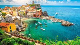 Vernaza, en Cinque Terre Italia, (Patrimonio de la Humanidad).