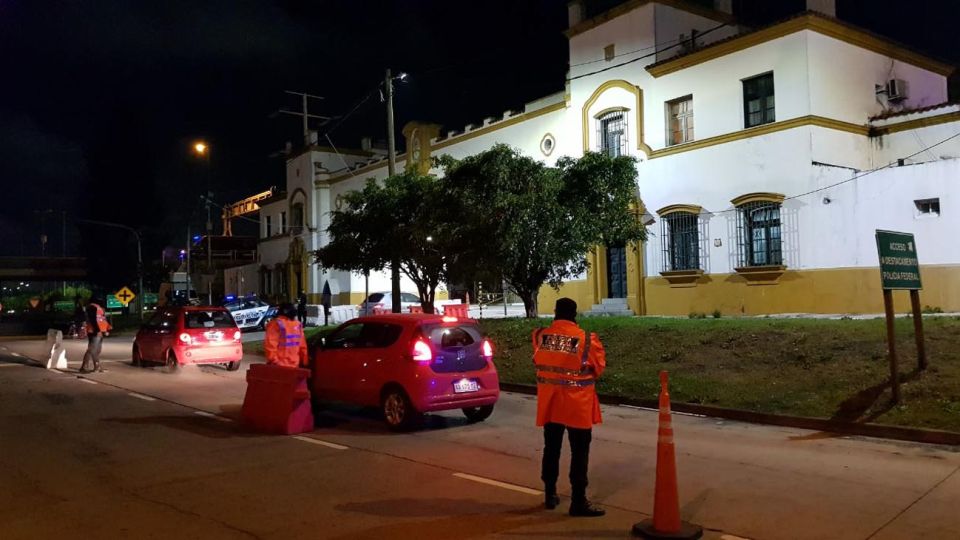 En el ingreso a Capital por la zona Sur, Puente de La Noria y Constitución.