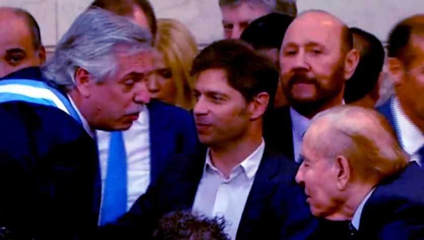 Fernández, Kicillof y Menem