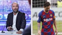 Stephane Dugarry y Lionel Messi