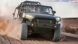 El ISV debía ser lo suficientemente ligero como para ser cargado desde un helicóptero Blackhawk UH-60.