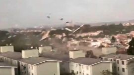 El ciclón bomba ya causó más de 10 muertos y decenas de heridos.