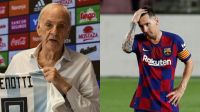 César Luis Menotti y Lionel Messi