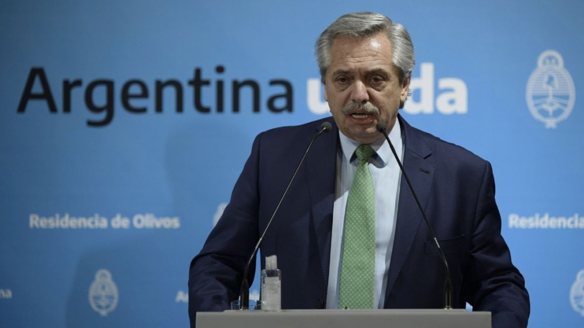 President Alberto Fernández.