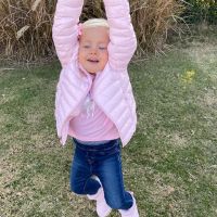 Matilda Salazar en su parque de juegos