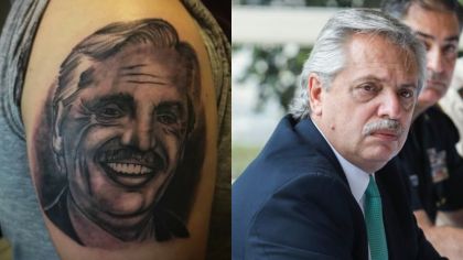 Se Hizo Un Tatuaje De Alberto Fernandez Y Se Volvio Viral Por Su