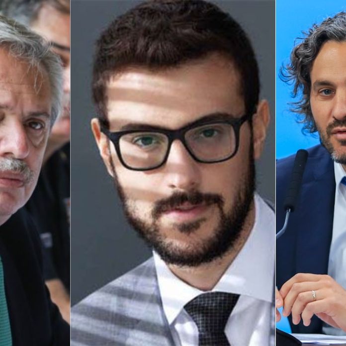 Pinas Para Diego Leuco En La Cuenta De Twitter De Alberto