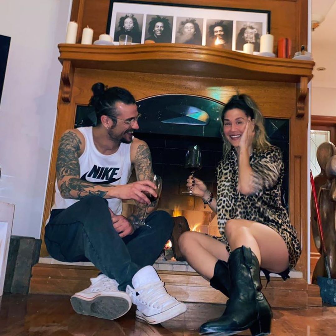 Las románticas fotos que compartió Daniel Osvaldo junto a Jimena Barón