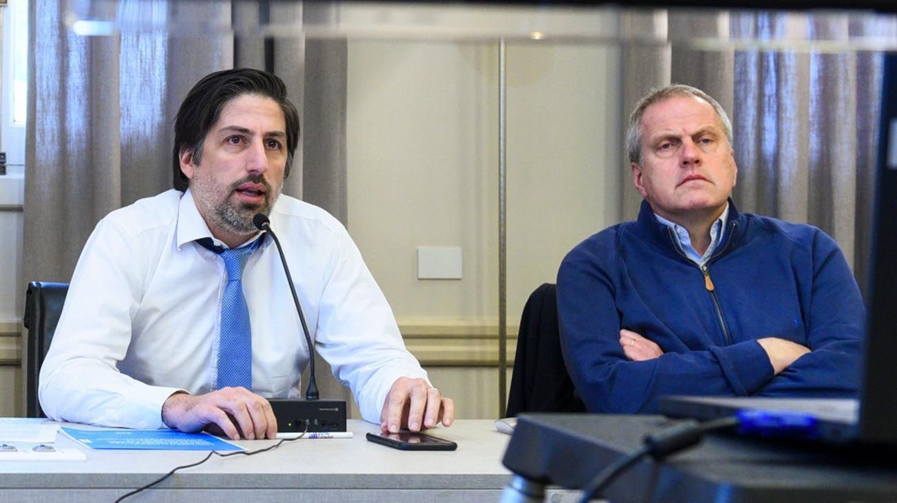 Nicolás Trotta y el secretario de Políticas Universitarias, Jaime Perczyk 