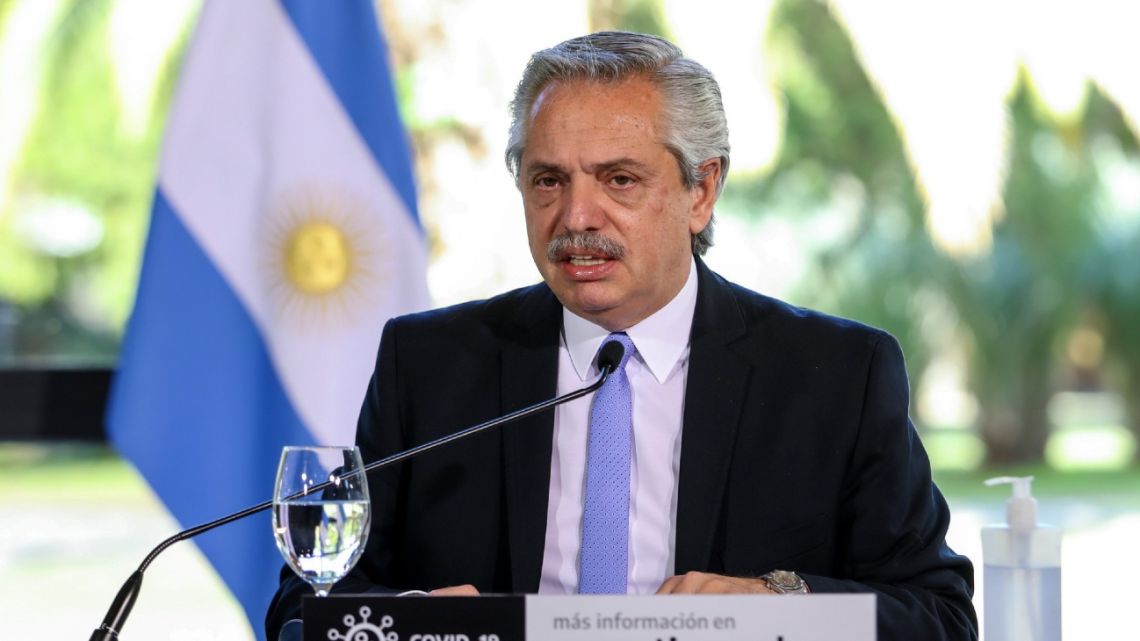 President Alberto Fernández.