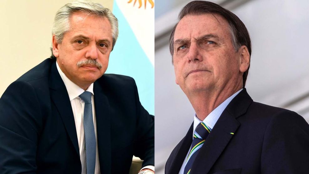 Alberto Fernandez y Jair Bolsonaro-20200707