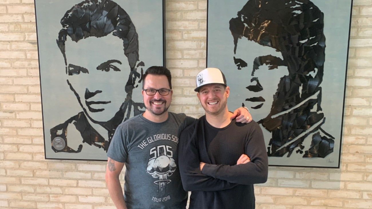 Michael Bublé y Rob Ubels