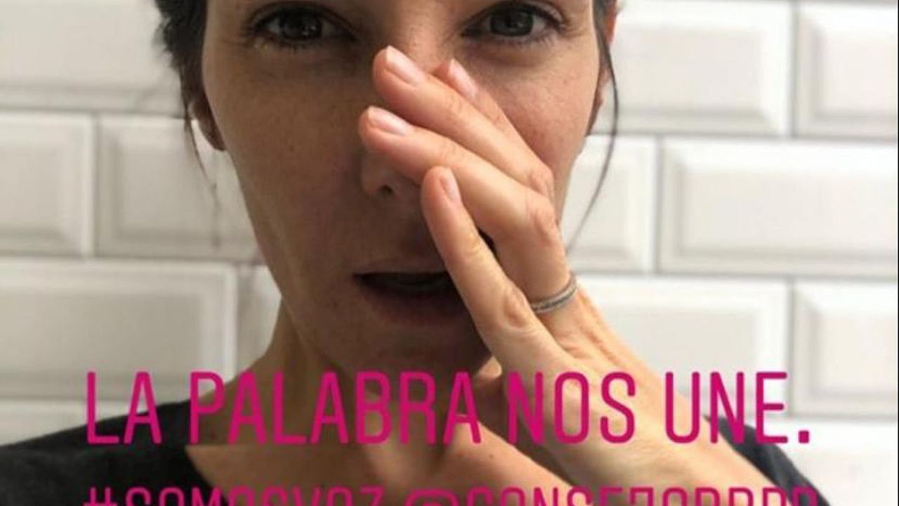 Juana Viale, bancó la campaña #SomosVoz | Foto:Instagram