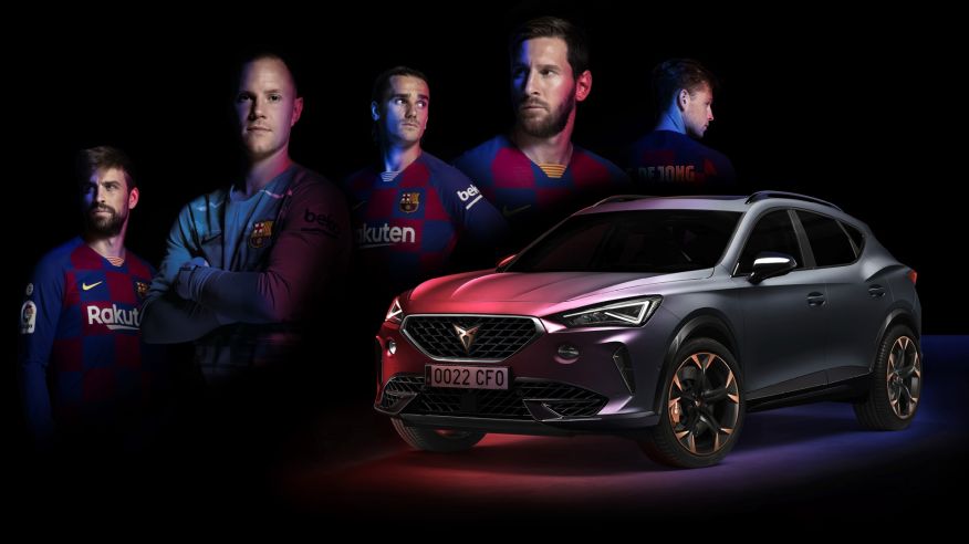 Cupra Formentor, el nuevo auto oficial del FC Barcelona