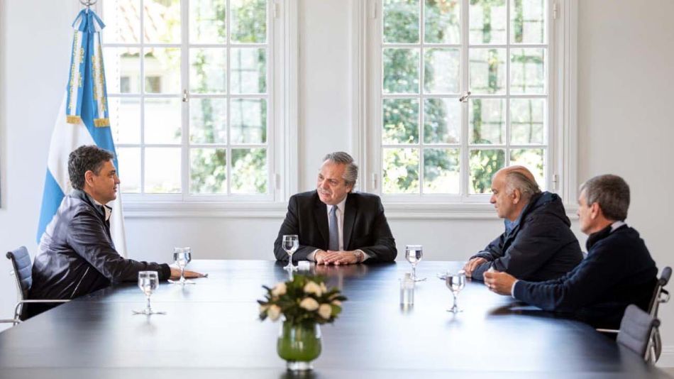 Fernández recibió a Zabaleta, Macri y Grindetti-20200708