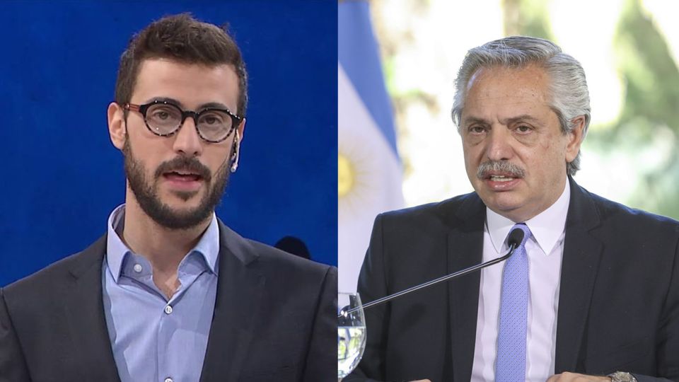 Diego Leuco y Alberto Fernández