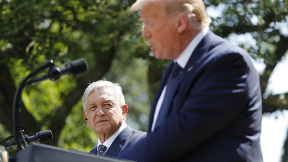 President Trump Hosts Mexican President Andres Manuel Lopez Obrador At White House