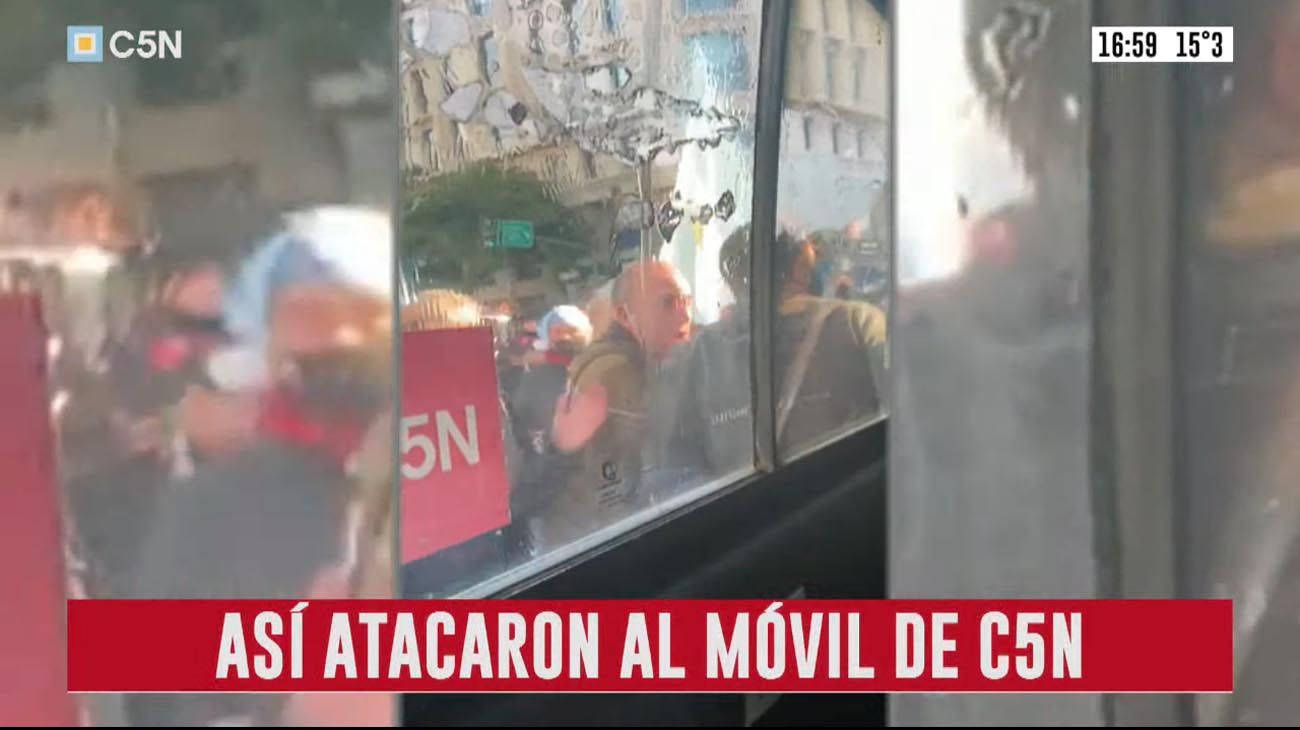 Agresión móvil C5N