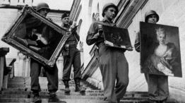 Soldados rescatan obras robadas por los nazis.