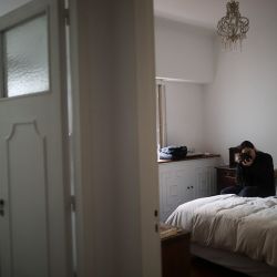 Keila Lozano, inside her bedroom during the lockdown, Tuesday, June 23, 2020. Lozano, a model, costume designer, and photographer said she stopped racing around and started slowing down her life-work rhythm during the quarantine, and that it would have been impossible before the lockdown.