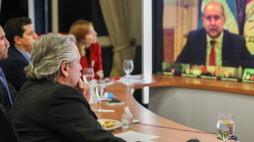 El presidente Alberto Fernández