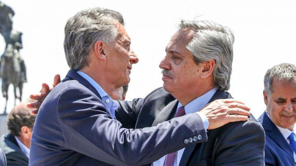 Mauricio Macri y Alberto Fernández