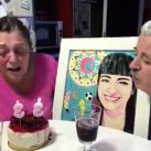 El desgarrador video de Tití Fernández y su esposa soplando las velitas por su hija fallecida