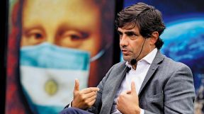Hernán Lacunza, en la entrevista con Jorge Fontevecchia.