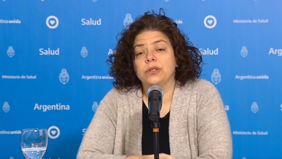 Carla Vizzotti, secretaria de Acceso a la Salud de la Nación, en el reporte matutino de coronavirus.