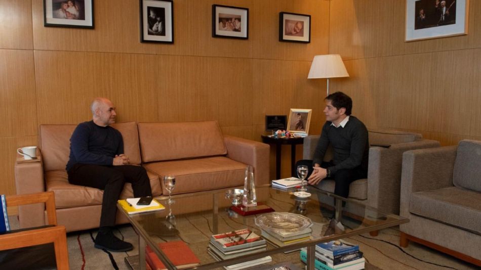 Axel Kicillof y Rodriguez Larreta