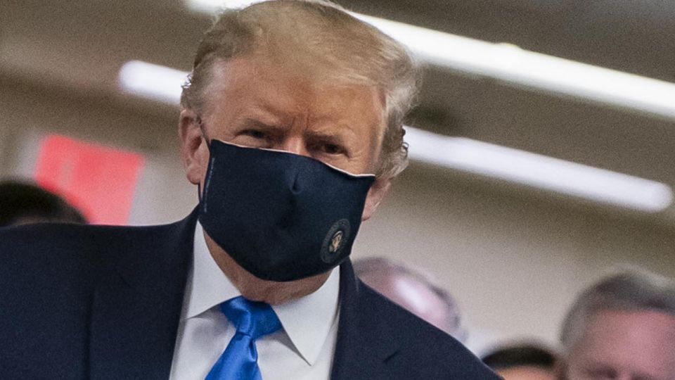 Donald Trump con Tapabocas 20200713