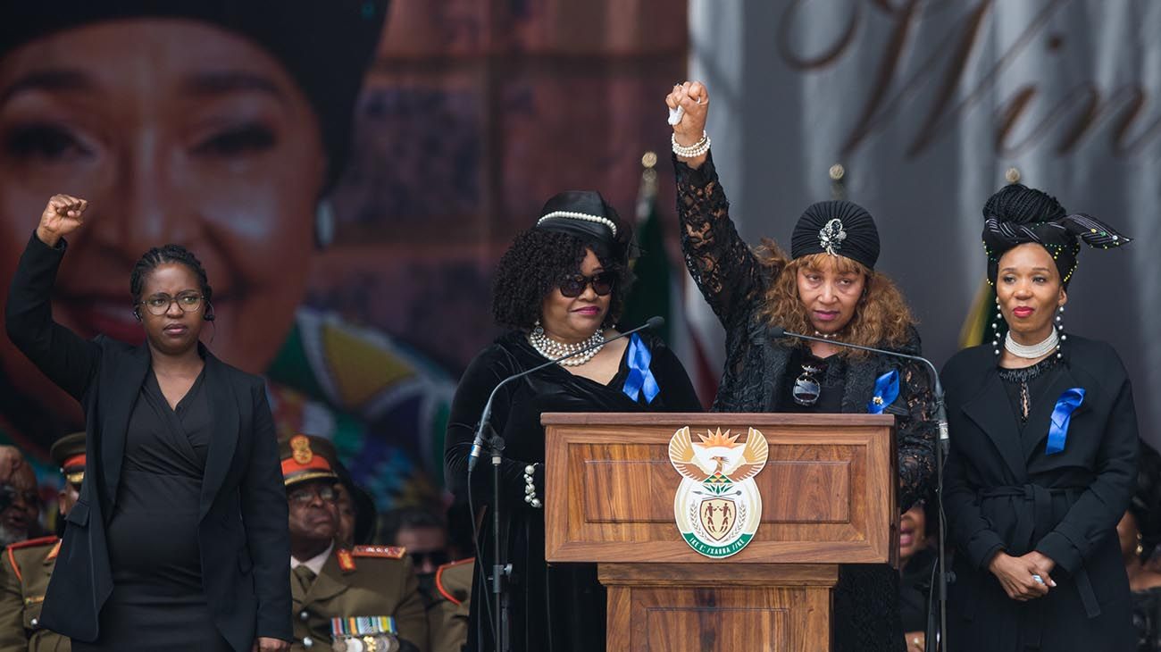 Zindzi Mandela, la hija de Nelson Mandela