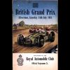 Programa oficial del GP de Gran Bretaña de 1951.
