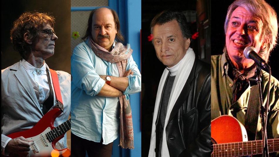 Spinetta, Donald, Palito Ortega y Litto Nebbia 20200714