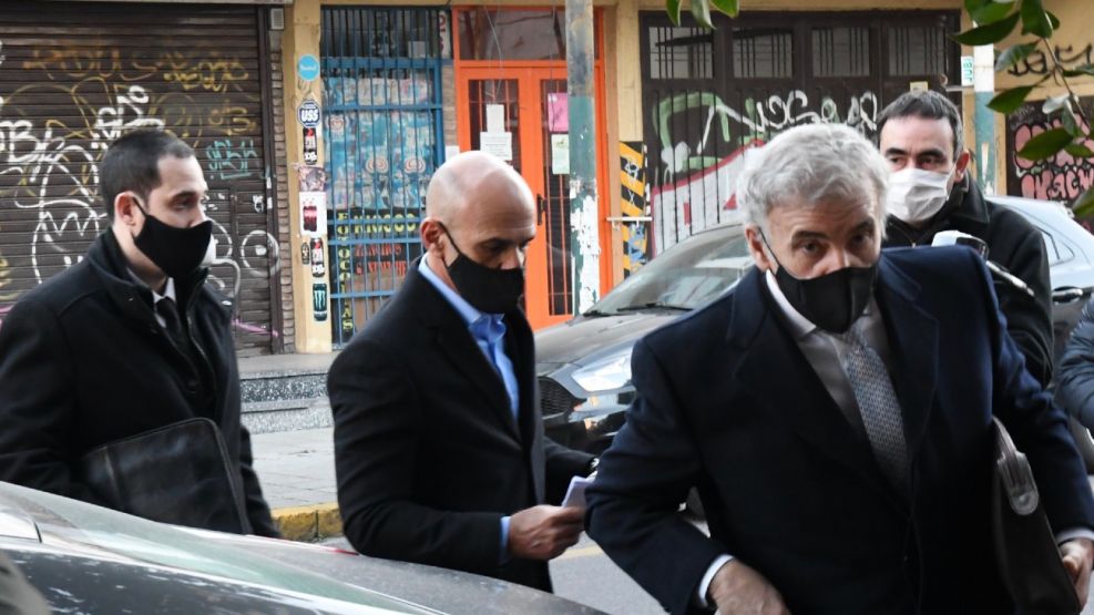 Gustavo Arribas en los Tribunales de Lomas de Zamora