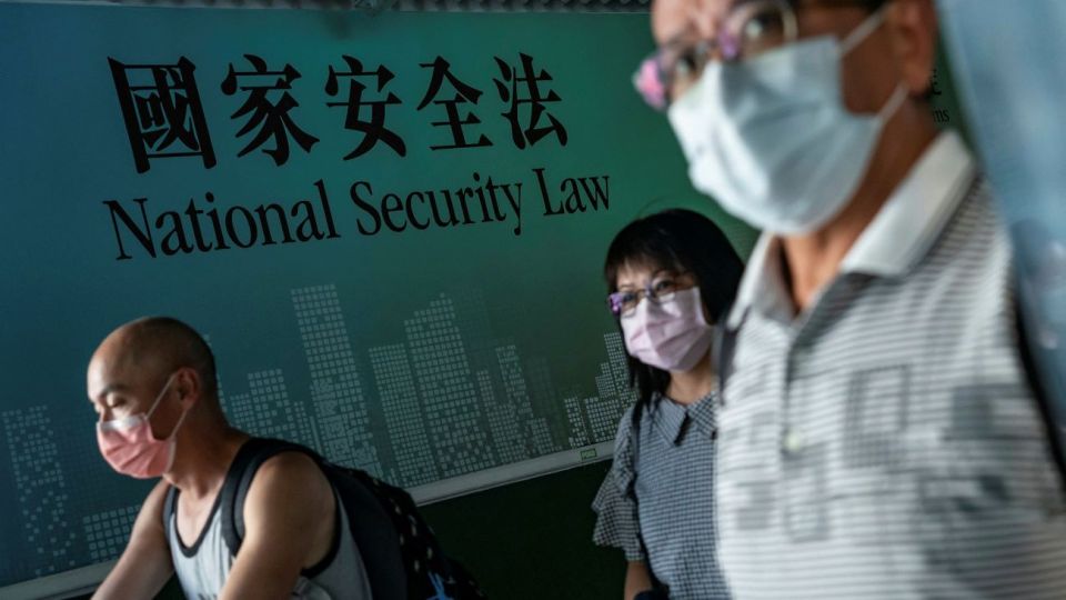 Un aviso del gobierno de Beijing sobre la nueva ley para Hong Kong.