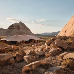 Acampar con lujo en Utah, Estados Unidos.