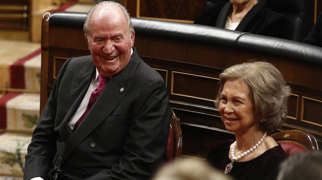 Juan Carlos I y Sofía, reyes eméritos de España.