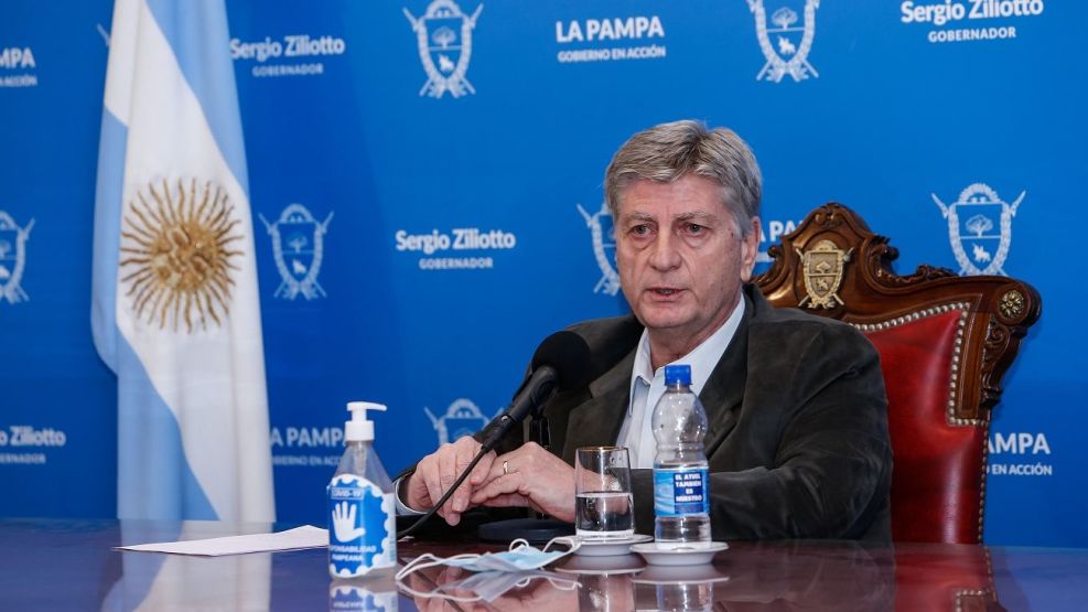 gobernador de La Pampa, Sergio Ziliotto