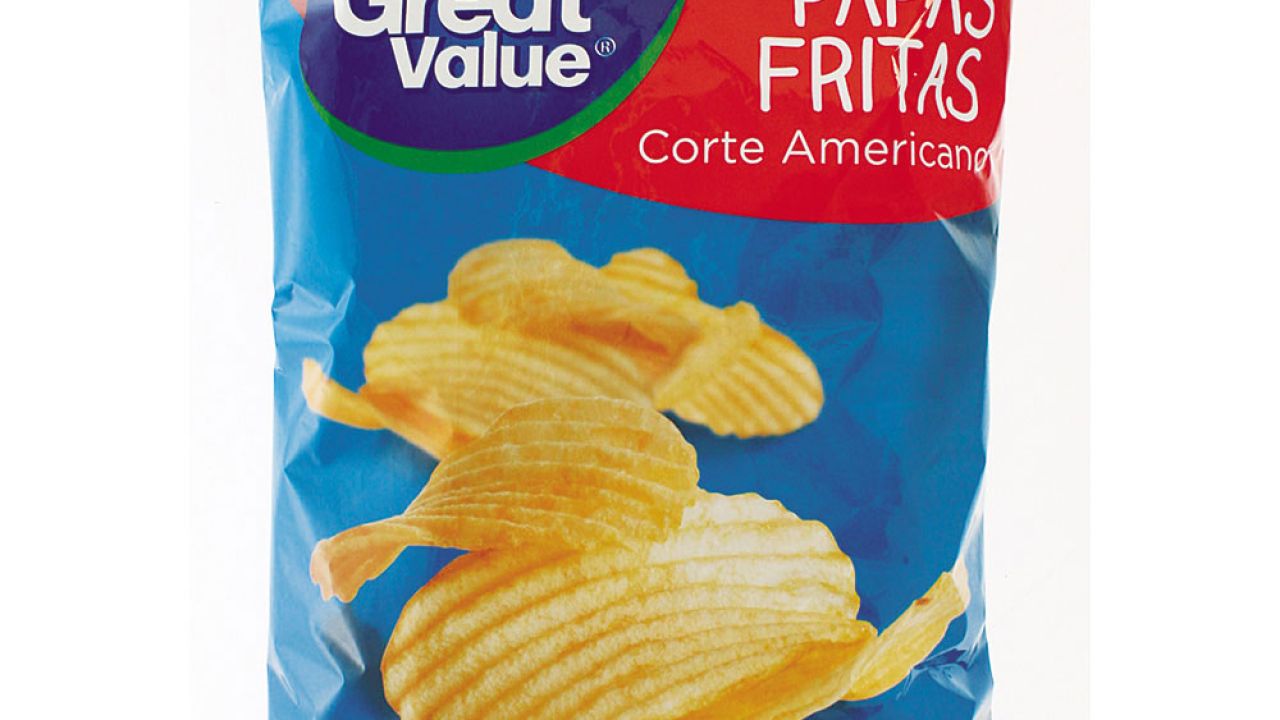 Papas fritas Great Value, de Walmart. | Foto:Papas fritas Great Value, de Walmart.