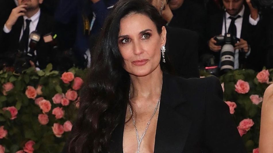 El impactante cambio de look de Demi Moore en plena cuarentena