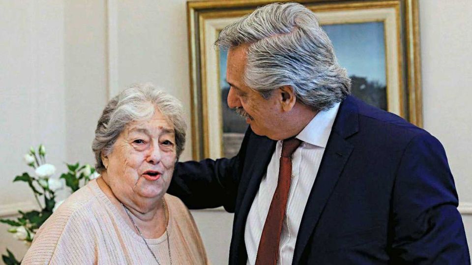 Hebe de Bonafini redobló sus críticas al gobierno de Alberto Fernández. Foto: Cedoc.
