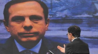 El gobernador de San Pablo, Joao Doria, en la entrevista con Jorge Fontevecchia.