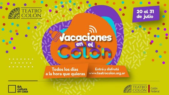 Vacaciones para chicos en el Teatro Colón.