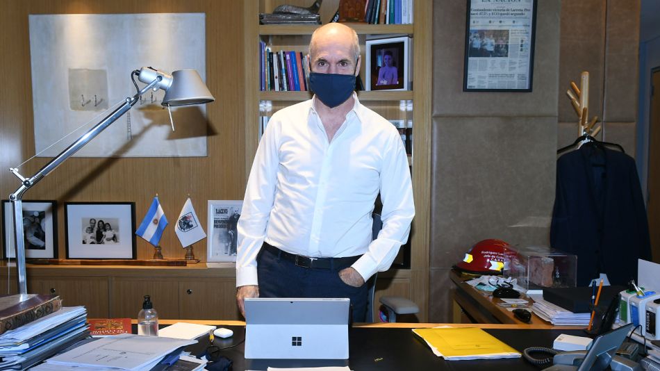 Horacio Rodríguez Larreta, en la entrevista con Diario PERFIL.