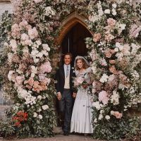 Beatriz de York, Edoardo Mapelli Mozzi, la reina Isabel y el Duque de Edimburgo